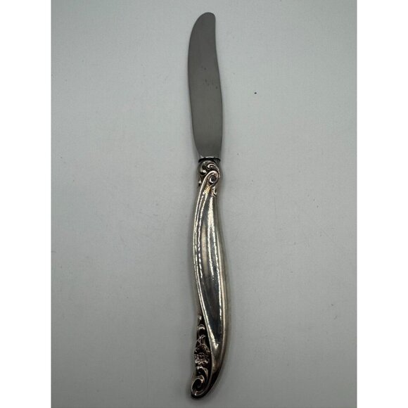 1847 Rogers Bros Leilani Dinner Knife 8.5" Silverplate Flatware Silverware - Picture 1 of 4